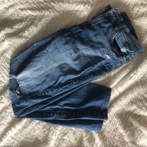 7 for all mankind ripped ankle gwenevere jeans